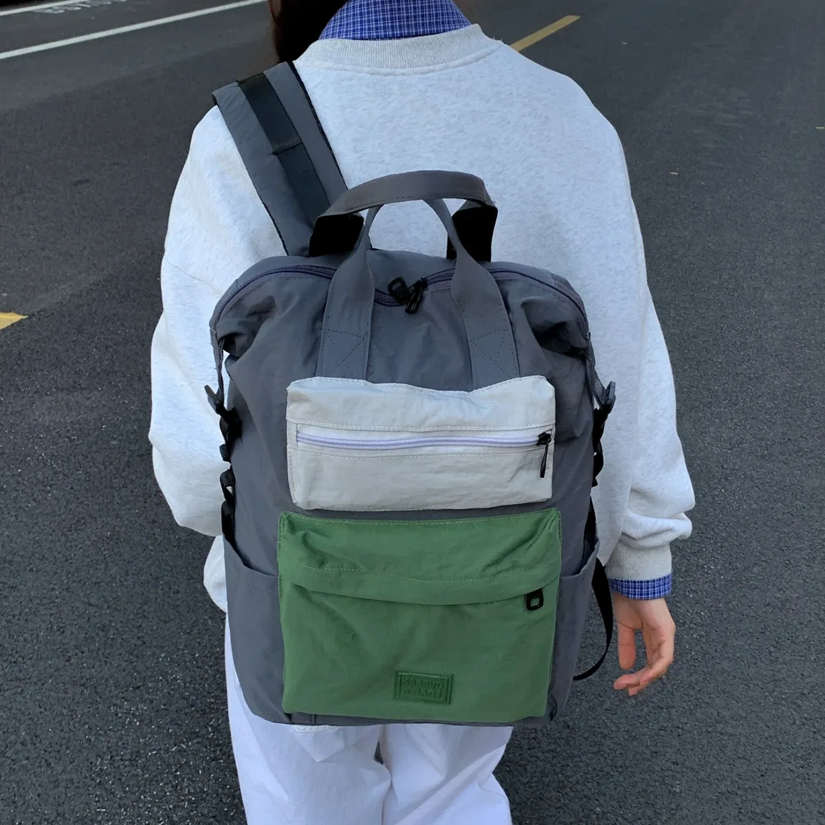 sac à dos pour hommes, sac pour ordinateur portable, toile, sensation haut de gamme, sac d'école, voyage pour étudiants, sac à dos de voyage de grande capacité, fourre-tout de sport, bagage pour voyage international