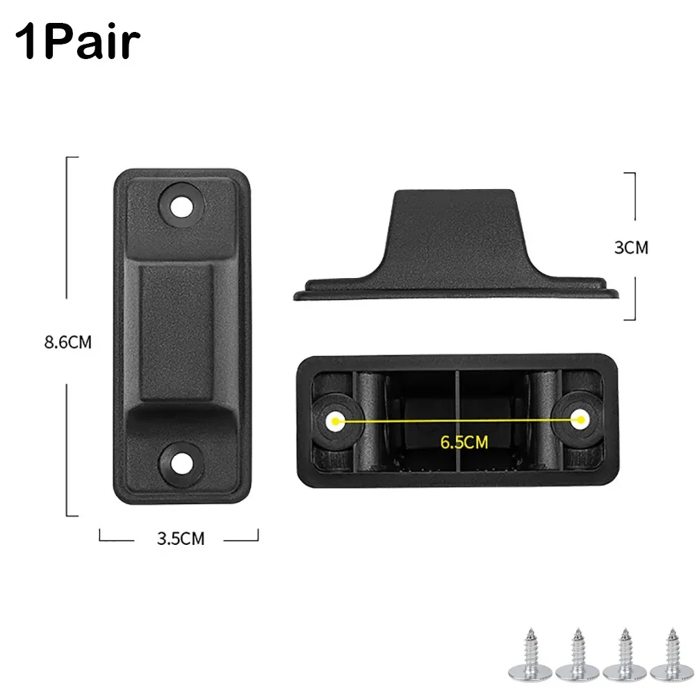 1 paire de coussinets de pieds de bagages, pièce de rechange, support inférieur, pieds de valise, accessoires de pieds avec vis