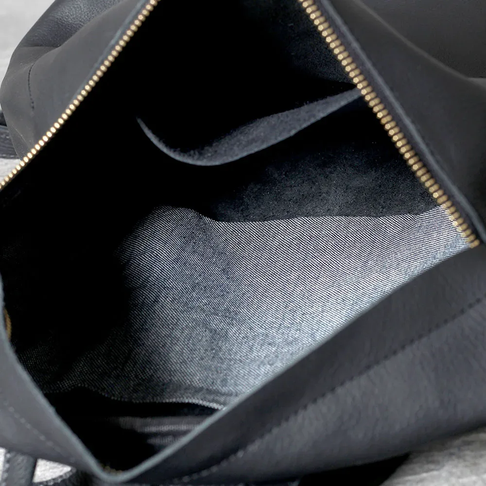 sac à dos décontracté s.worker en cuir véritable, sac à bandoulière pour ordinateur portable en cuir de vachette pleine fleur, sac d'école tendance