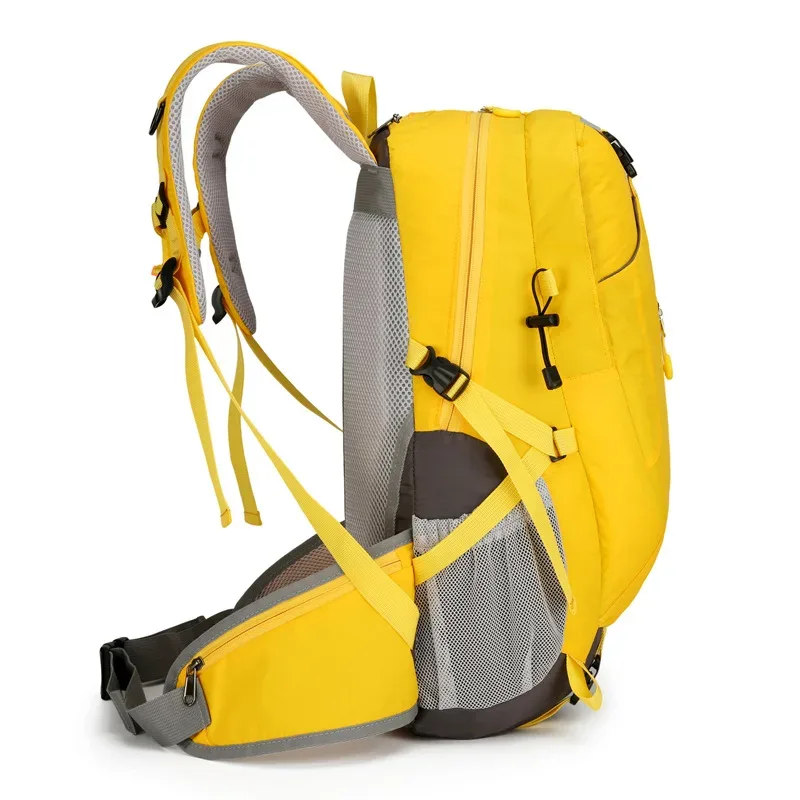 sac d'alpinisme en plein air pour hommes, sac de voyage de grande capacité, étanche, randonnée, résistant aux rayures, résistant à l'usure, sac à dos de sport