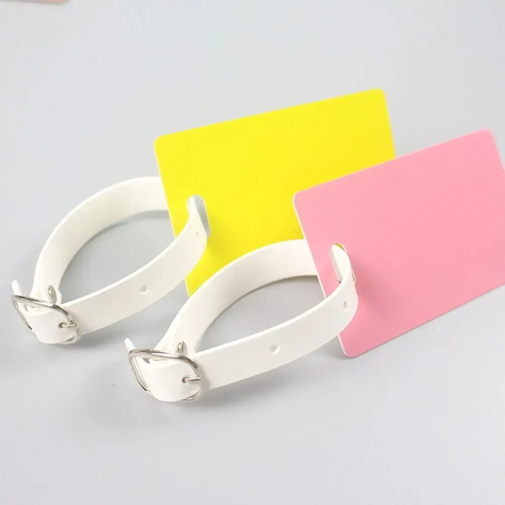 sangle d'étiquette de bagage étanche et résistante à l'usure, sangle d'étiquette solide, sangle d'étiquette de nom et d'identité, sangle d'étiquette d'adresse, accessoires de voyage ultra légers