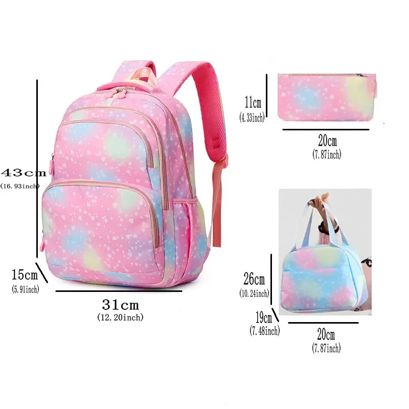kpop demon hunters – sac à dos pour ordinateur portable pour filles, 3 pièces, sac à dos huntr/x pour adolescents, garçons et femmes, mochila de voyage pour usage quotidien