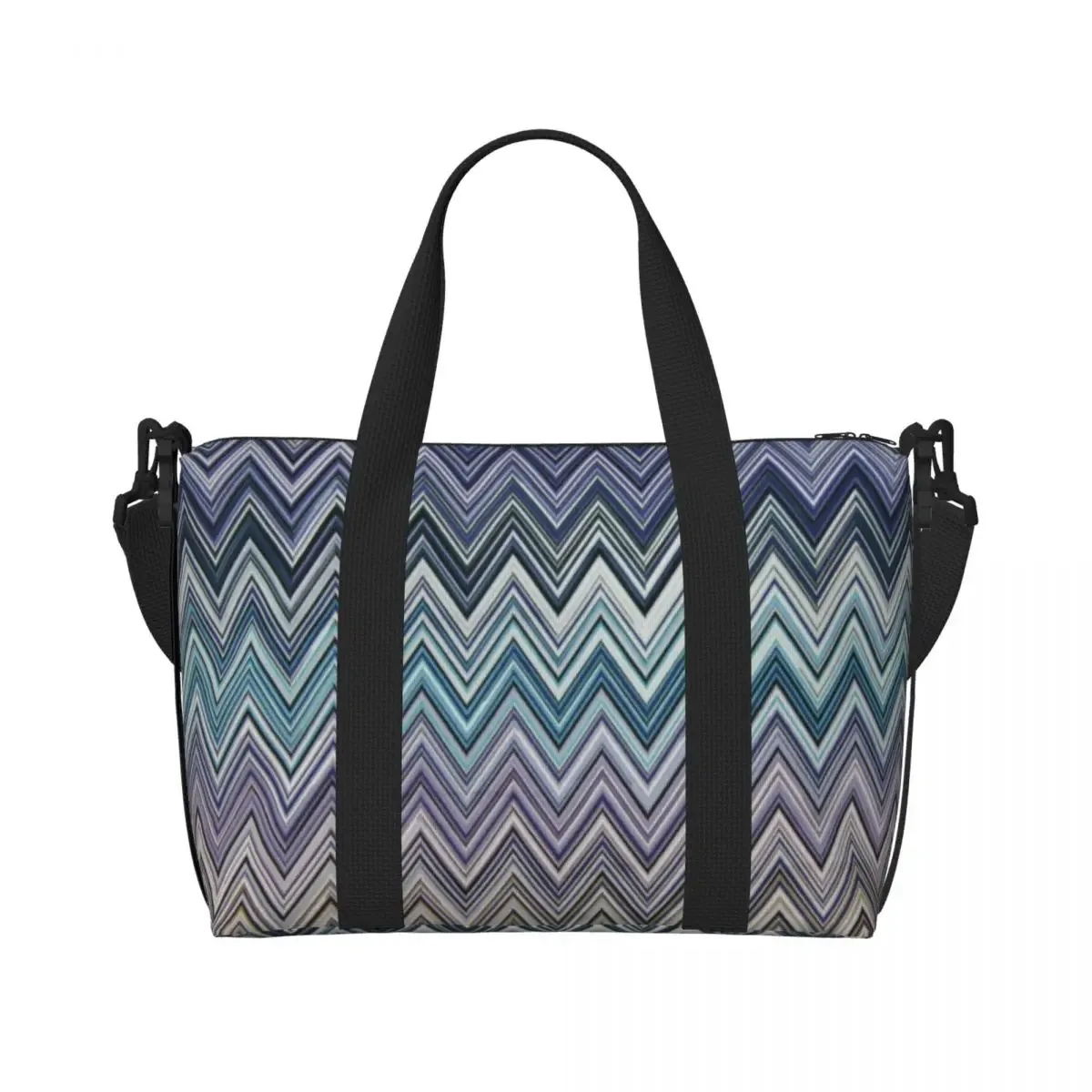 sac fourre-tout boho personnalisé pour femme, sac de plage moderne chic, extra large, sac de sport à main, géométrique, multicolore, sacs de voyage, sacs à provisions