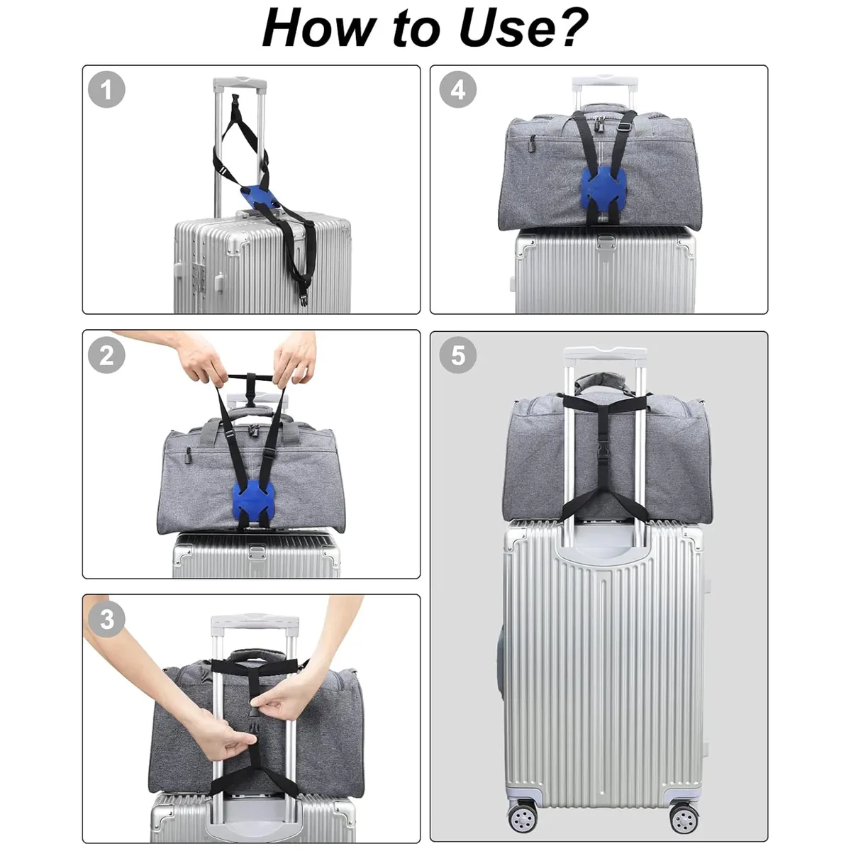 sangle de renforcement pour bagages, sangle élastique pour valise, accessoires de voyage pour l’extérieur.