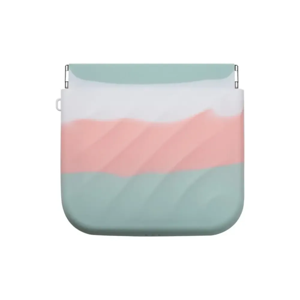 mini sac cosmétique simple en silicone, trousse de maquillage, accessoires de voyage, porte-monnaie, sac de rangement, sac de rangement pour bijoux, sac à ressort en forme de feuille, pour filles