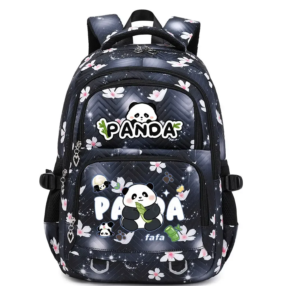nouveau panda he hua sac à dos mignon dessin animé imprimé étudiant cartable mode garçons filles haute qualité grande capacité voyage sacs à dos