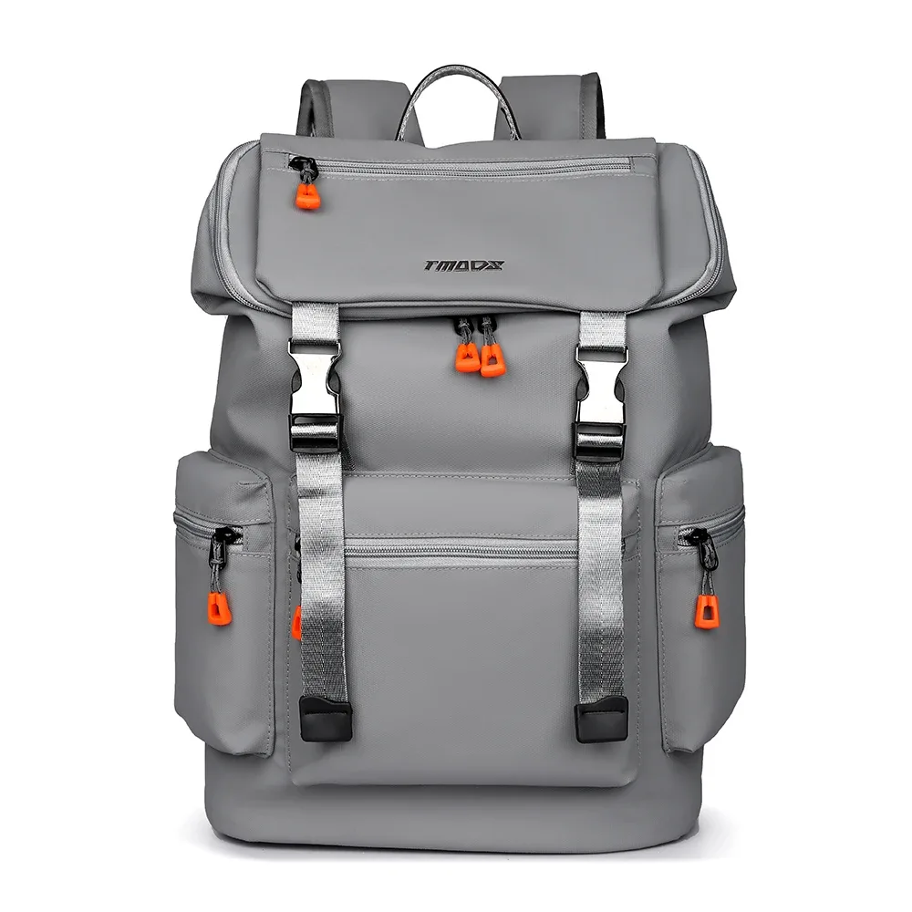 sac à dos de mode pour hommes, sac d'ordinateur de grande capacité, sac à dos de voyage en plein air en tissu résistant à l'usure