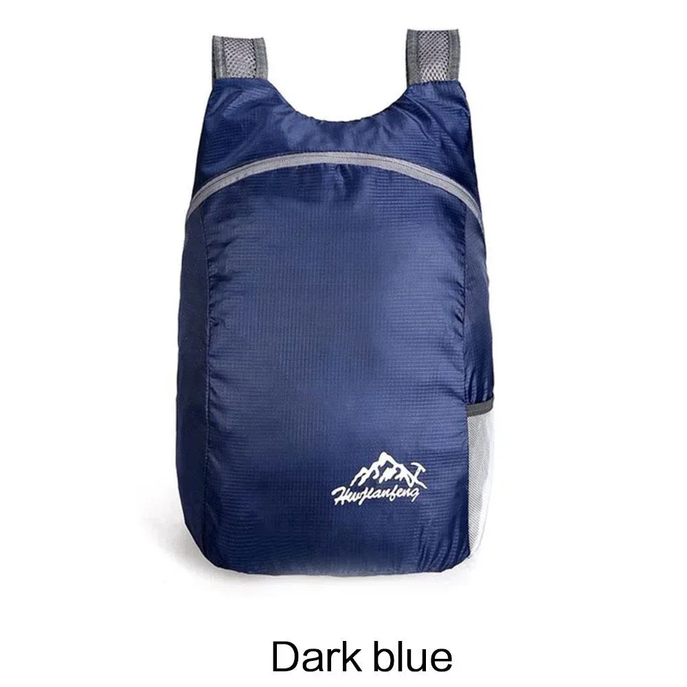 sac à dos de sport de plein air pliable et étanche, sac de voyage portable ultra léger adapté au camping, à la course à pied et au fitness