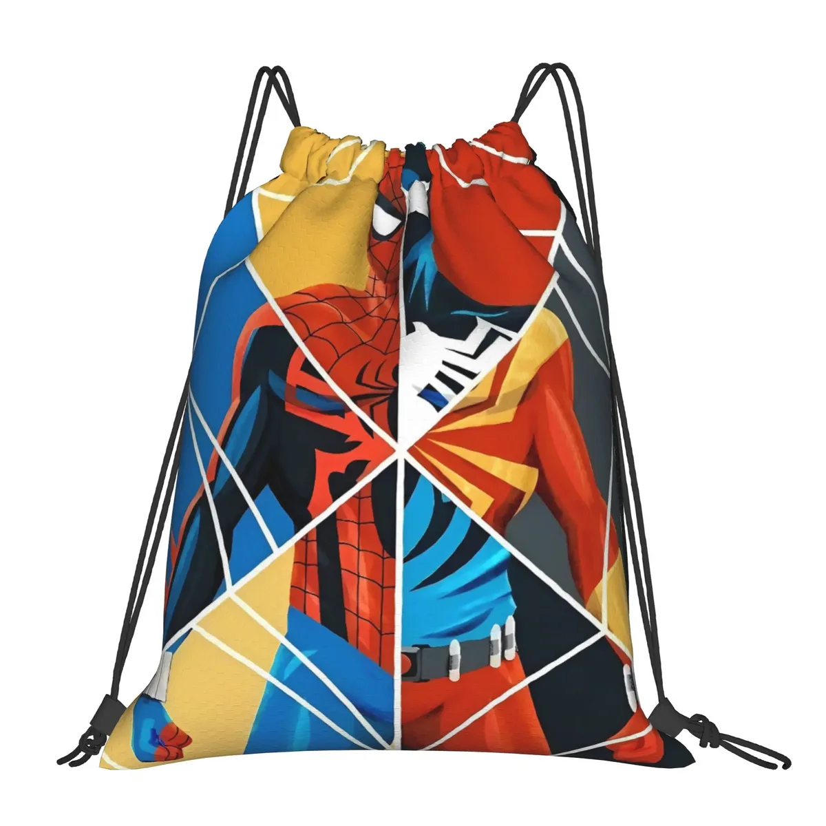 sac à cordon s-spiders heroes, sacs à dos de grande capacité, sacs de sport de football, sacs à cordon pour femmes