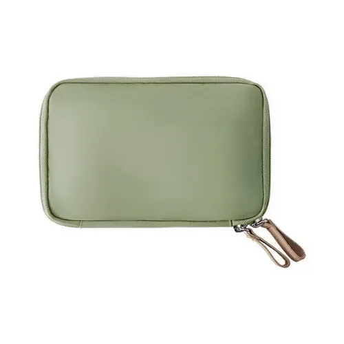 nouvel arrivage portefeuille de voyage simple en nylon, sac de rangement intégré portable pour passeport, cartes d'identité et téléphone portable