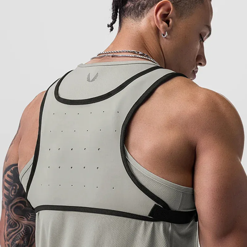 sac de poitrine tactique multifonctionnel pour homme, sac de sport et de fitness d'extérieur, sac de téléphone réfléchissant étanche, sacoche de poitrine décontractée pour homme