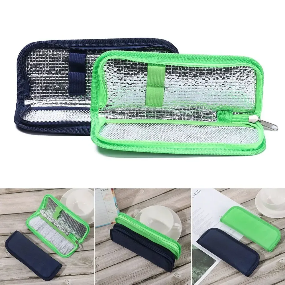 sac isotherme durable en tissu oxford pour insuline, étui de protection pour pilules, sac de voyage