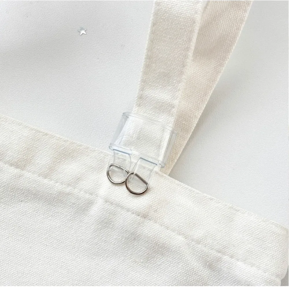 2 pièces de boucles d'extension de sangle de sac en pvc de haute qualité, transparentes, clips de sangle de sac, boucles de sac à dos
