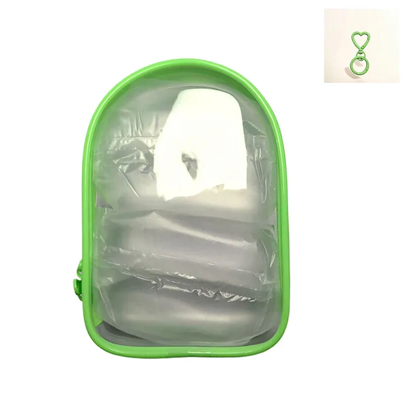 housse de protection transparente anti-poussière pour vêtements de bébé, présentoir de rangement pour sac de marche de 15cm