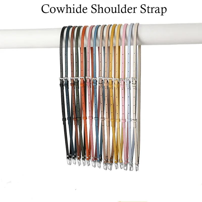 Sangle en cuir de vachette sacs de marque générale Modification sans poinçon Mini coccinelles épaule sac à bandoulière pièces et accessoires sangle