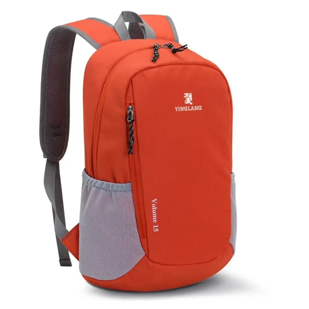 sac de camping en nylon 15l, grande capacité, ultraléger, sac à dos de sport, sac à dos de randonnée décontracté et portable pour l'extérieur