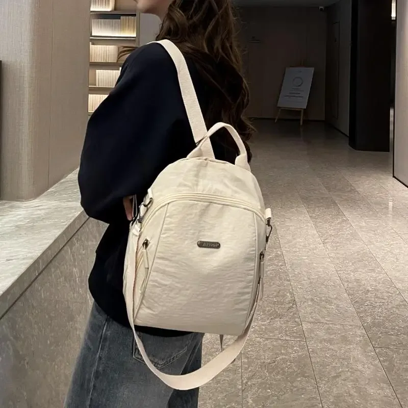 sac à dos coréen tendance de grande capacité, sac léger pour les trajets quotidiens, sac à dos décontracté pour femmes