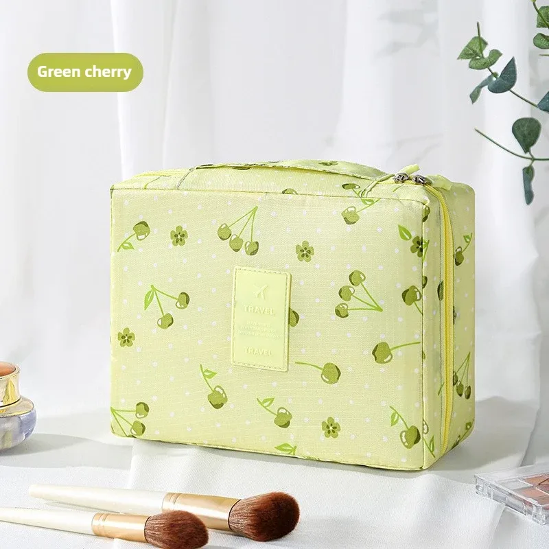 grande trousse de toilette pour femmes, sac de voyage imperméable pour cosmétiques, organiseur de maquillage avec ouverture facile, étui de rangement beauté