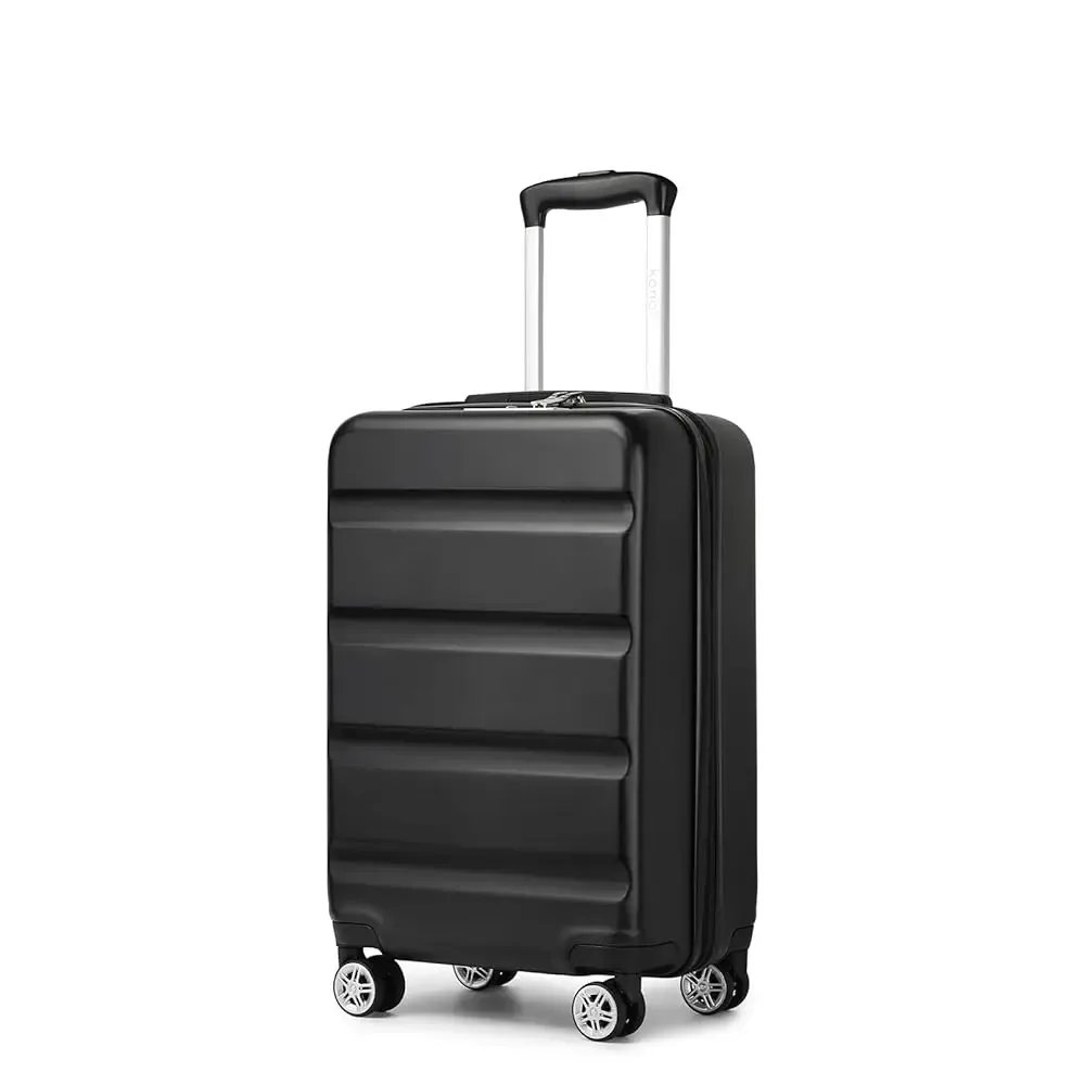 valise à main kono-étui rigide léger avec serrure tsa et 4 roues spinner, cabine (55/65/75 cm)