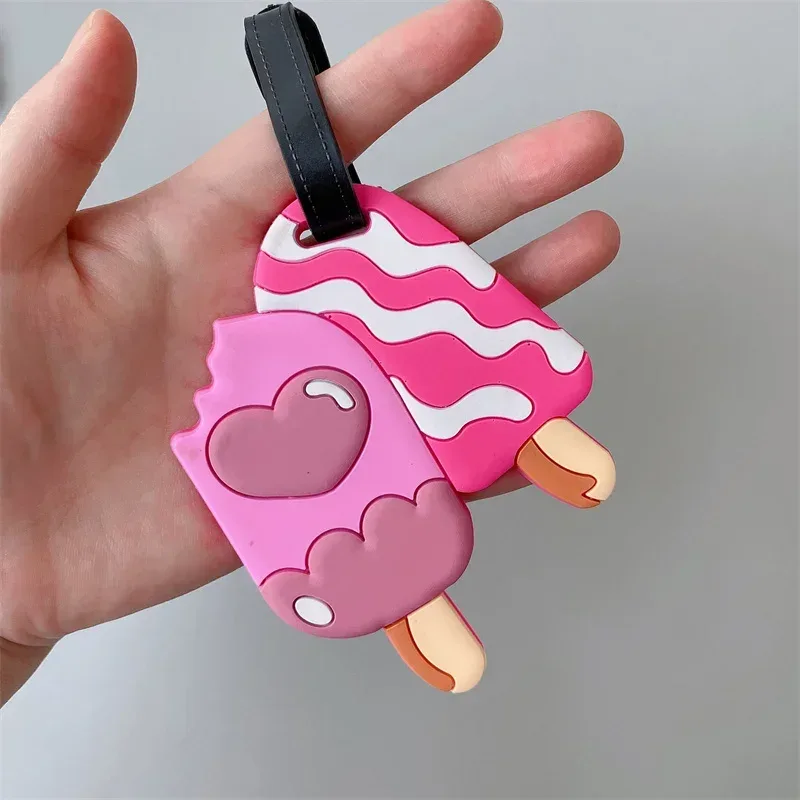étiquette bagage pvc imprimés animaux couleurs variées voyage accessoires voyage lot unique motifs divertissement symboles vacances