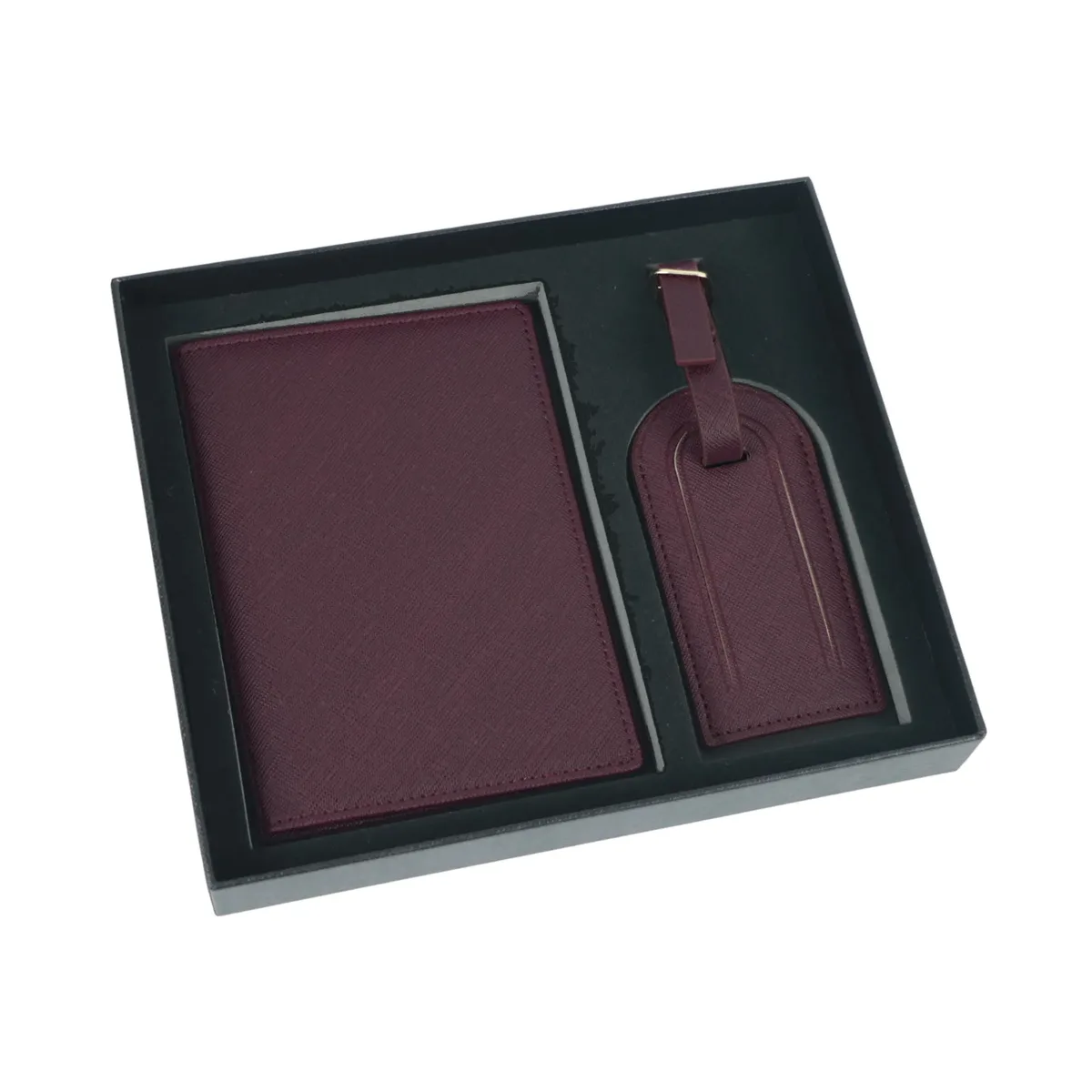 couverture de passeport avec nom personnalisable, ensemble d'étiquettes de bagages, porte-passeport, étiquette de valise de voyage, accessoires de voyage légers, embarquement