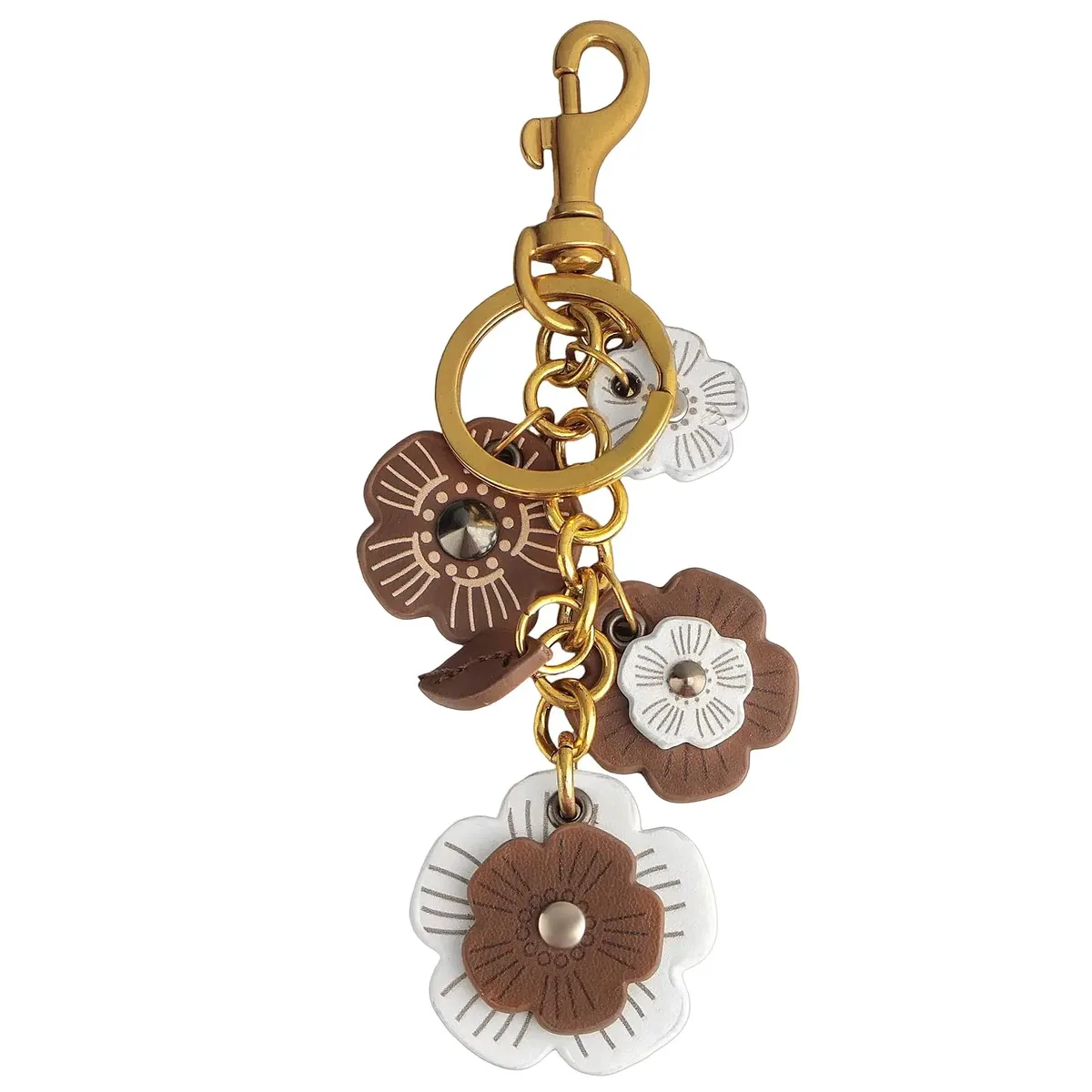 pince clef fleur noire ornementation sac main anneau métallique fermoir superieur décoration tridimensionnelle voyage femmes