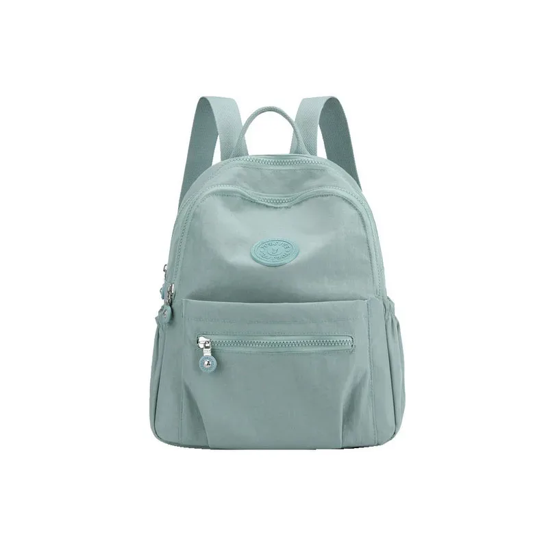 sac à dos tendance pour femmes en nylon oxford, petit sac à dos coréen stylé, sac à livres polyvalent en toile, sac de voyage pour maman
