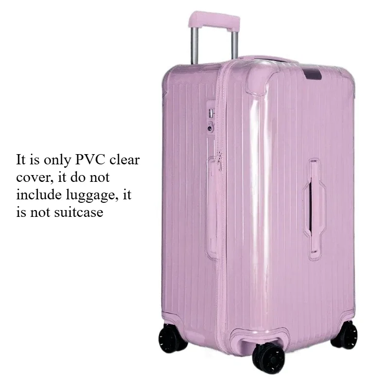 housses transparentes en pvc adaptées aux bagages rim essential 33 pouces, protection de valise de voyage, accessoires transparents, housse de protection anti-rayures
