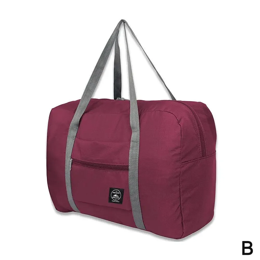 sac de voyage pliable pour femmes, sac de rangement étanche, sac à main portable pour vêtements, sac polochon de voyage pour compagnie aérienne, sac en tissu oxford
