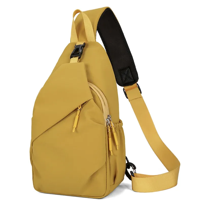 sac de poitrine unisexe grande capacité, sac de voyage décontracté imperméable, sac à bandoulière simple multifonctionnel