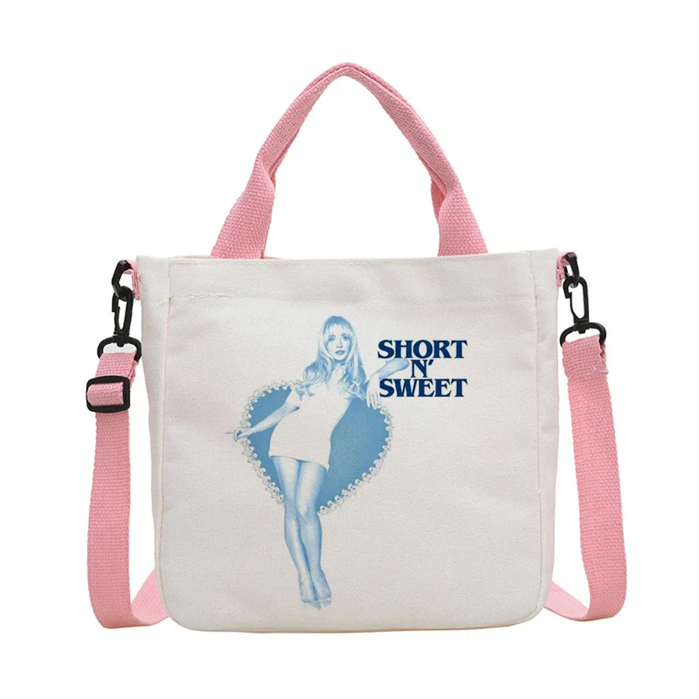 sac fourre-tout sabrina carpenter, sac à bandoulière, sac de shopping y2k, sac cabas, sac fourre-tout pour femme