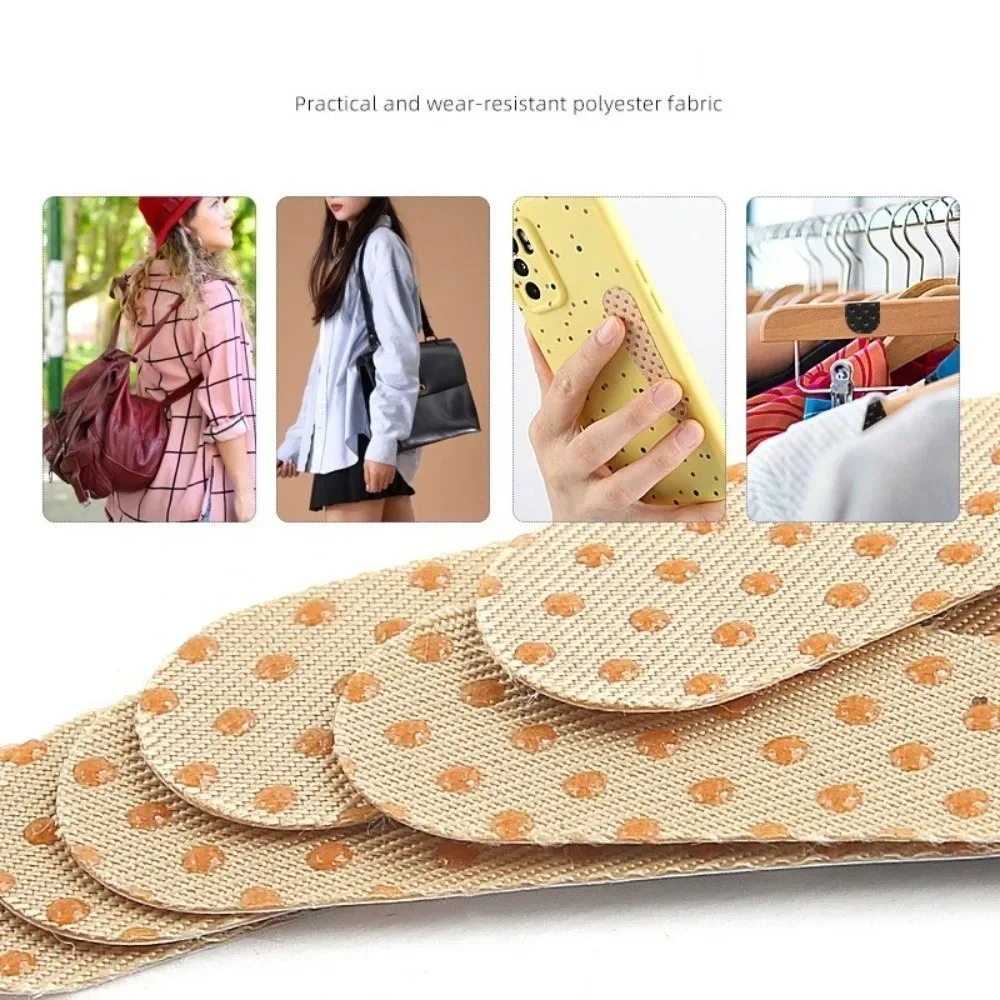 patchs antidérapants plastique noir marron points motifs silicium adhésifs organisateurs légers sangles sac bandoulière anti glissement travail pratique voyage