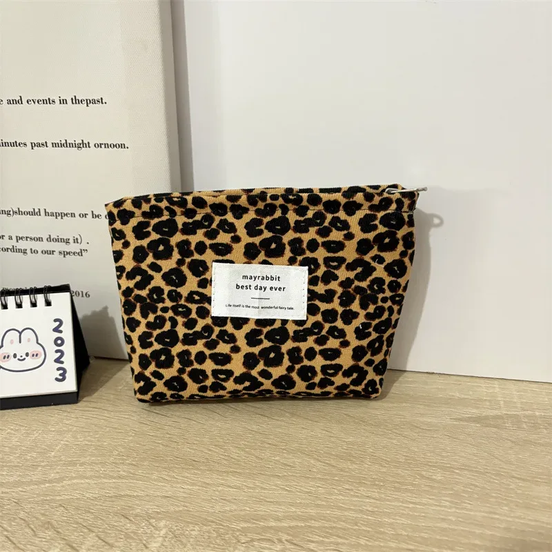 nouvelle trousse de maquillage rétro en velours côtelé pour femme, organisateur de soins de la peau et cosmétiques, pochette de voyage, trousse de toilette