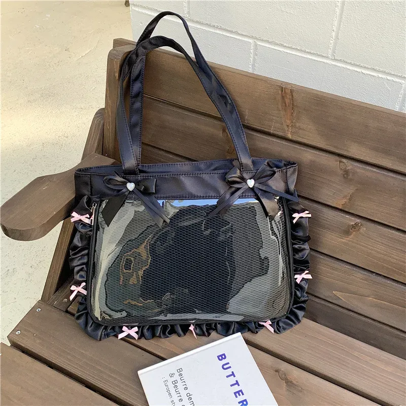sac à bandoulière mignon pour les fans d'anime, fourre-tout jk de grande capacité, texture confortable et polyvalente, sac ita