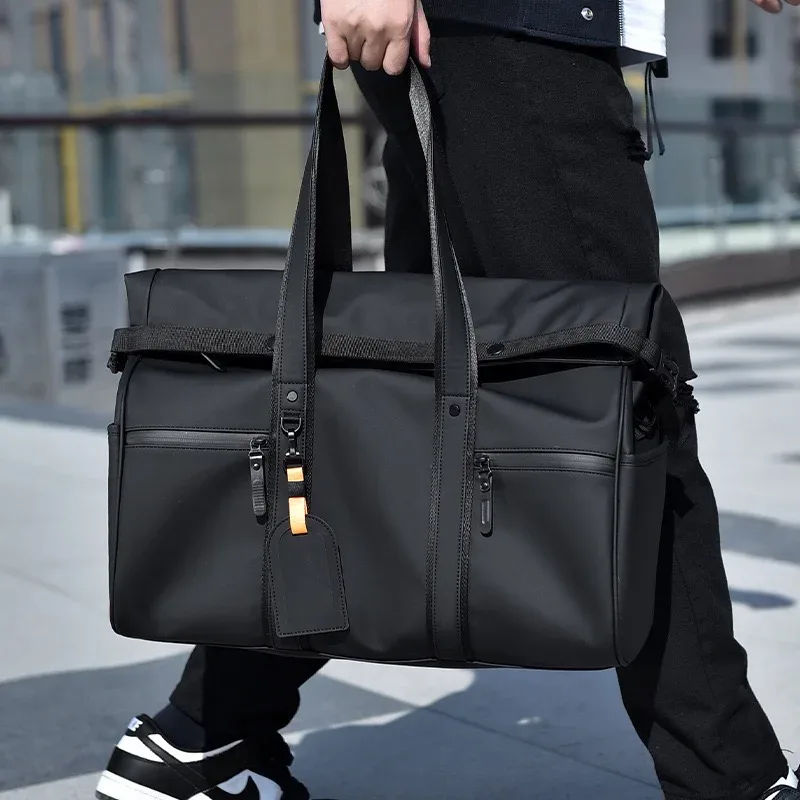 sac de voyage et de sport en tissu oxford, avec compartiment sec/humide séparé, sac à dos pour ordinateur portable 15,6 pouces, imperméable, pour fitness, natation, boxe, basketball, football