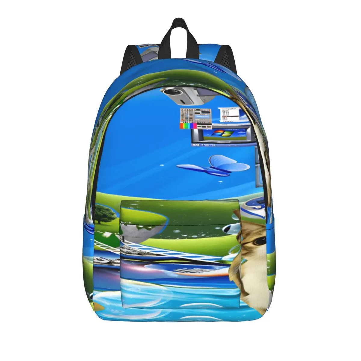 sac à dos frutiger aero, sacs à dos de sport pour garçons, grands sacs de lycée design, sac à dos élégant
