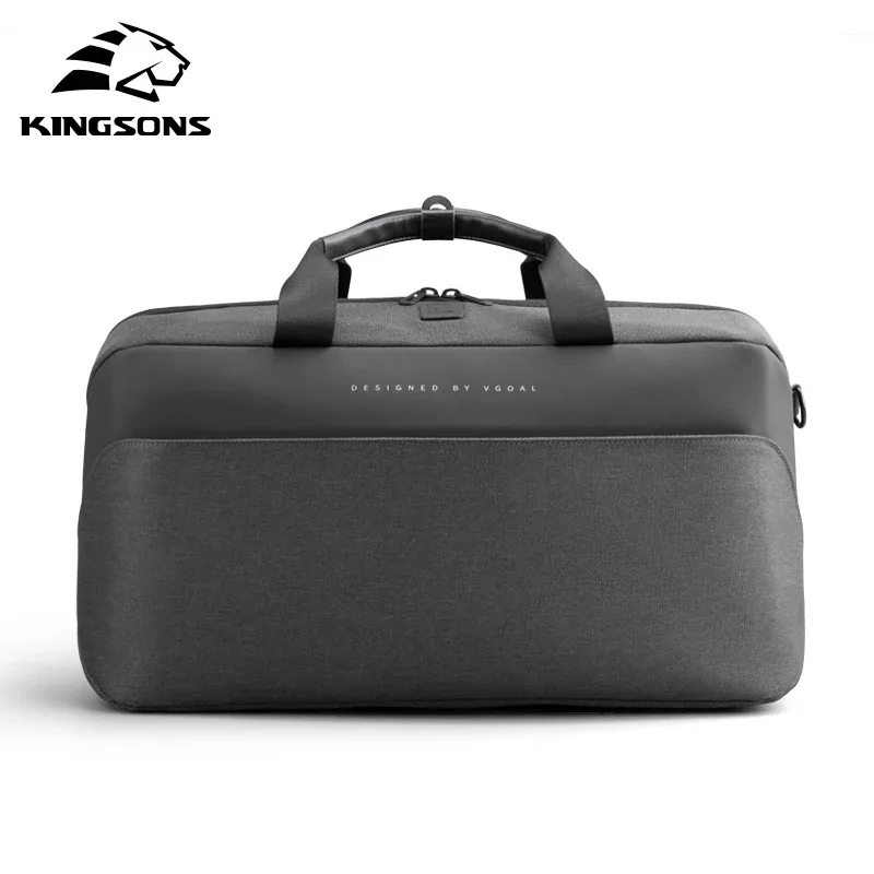 nouveaux porte-documents pour hommes, pour ordinateur portable de 15,6 pouces, sac de voyage pliable, sac à main, sac d'affaires imperméable avec port de chargement usb-c