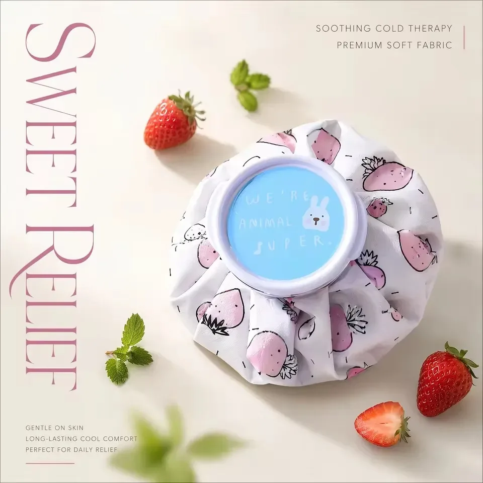 sac de compression chaud et froid à motif de dessin animé mignon pour usage répété, idéal comme bouillotte domestique ou pour le refroidissement physique après l'exercice