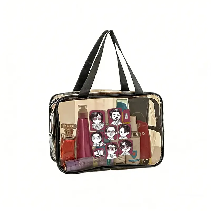 sac fourre-tout transparent arirang world tour 2026 – trousse de toilette de voyage transparente, pochette de maquillage légère, cadeau pour fans k-pop
