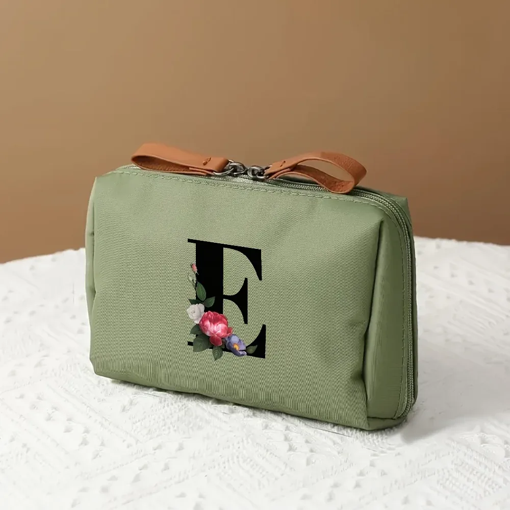 sac de rangement multifonctionnel 1 pièce, trousse de maquillage à la mode pour femmes, trousse de toilette de voyage portable adaptée aux voyages d'affaires et aux voyages