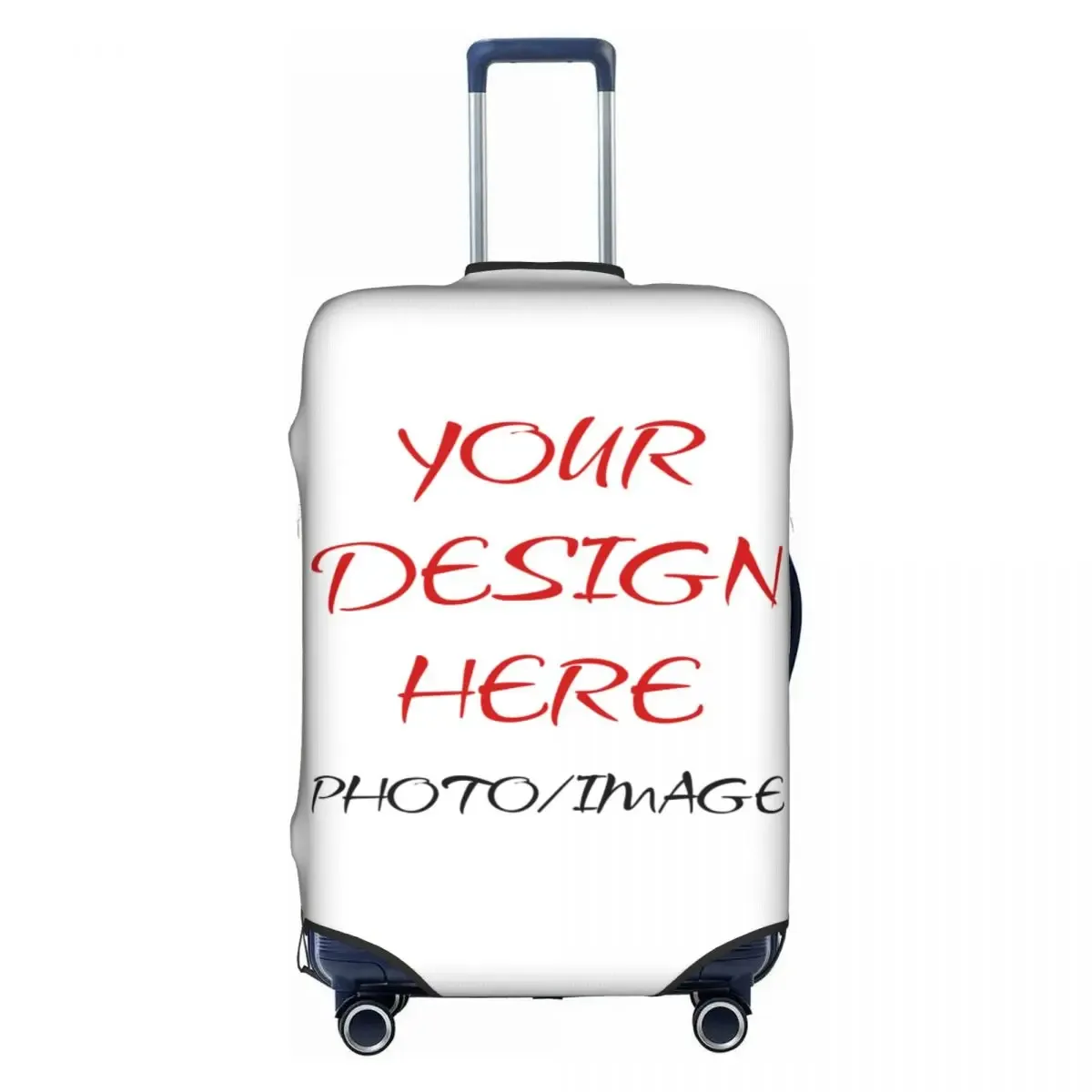 housse de bagage personnalisée sur mesure 18-32 pouces, protection de valise de voyage personnalisée, ajoutez votre photo, texte ou design, housses de bagage élastiques