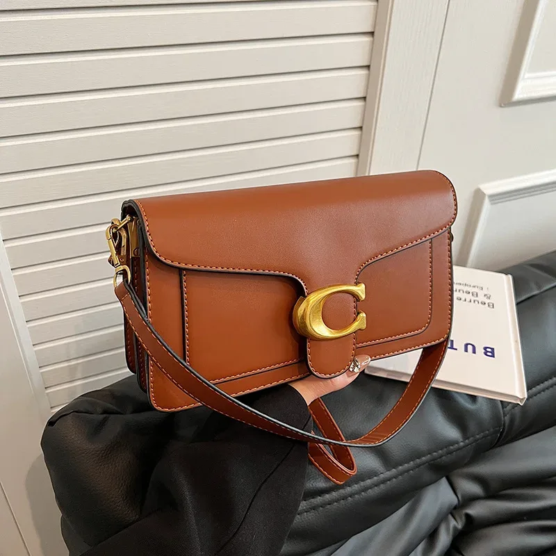 nouveau sac carré pour femme, collection automne, texture haut de gamme, couleur unie, simple, polyvalent, classique, rétro, sac à bandoulière