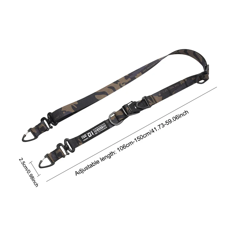 sangle de sac à dégagement rapide molle pour camping en plein air, avec anneau de suspension, sangle de sac à bandoulière multifonction réglable