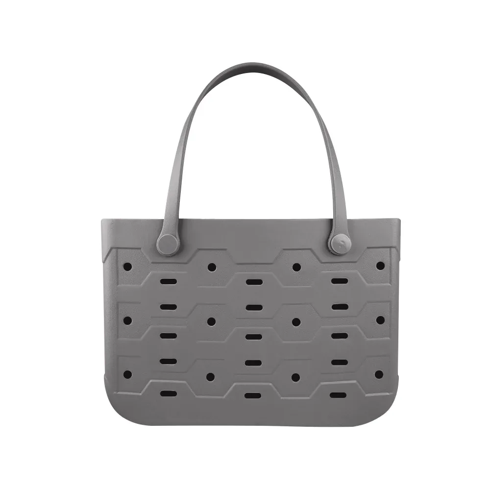 sac de plage en eva haute densité, imperméable, avec trous, style sac à main de voyage, organisateur de rangement multi-usages, grande taille pour usage quotidien