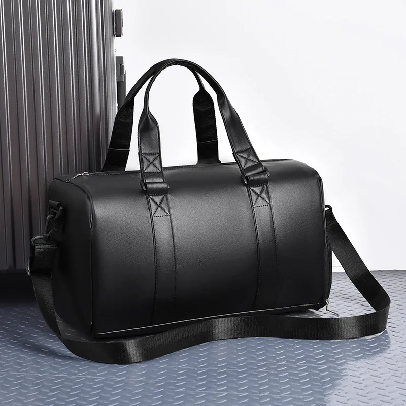 Sac de voyage de grande capacité, sac de sport, séparation des humides et secs, compartiment à chaussures indépendant, adapté aux voyages, fitness, vacances week-end
