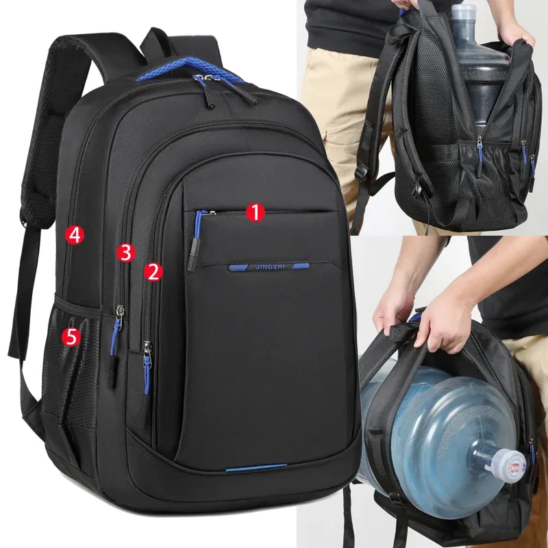 sac à dos de voyage durable pour ordinateur portable, étanche, compartiment rembourré pour ordinateur portable, poches multiples, essentiel pour les affaires et les études universitaires