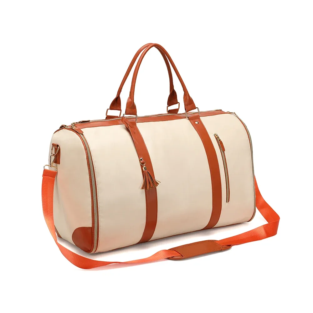 Grand sac de rangement pliable en PU pour femme, sac à main grande capacité, bagage, voyage, sport, extérieur, multifonction, mode