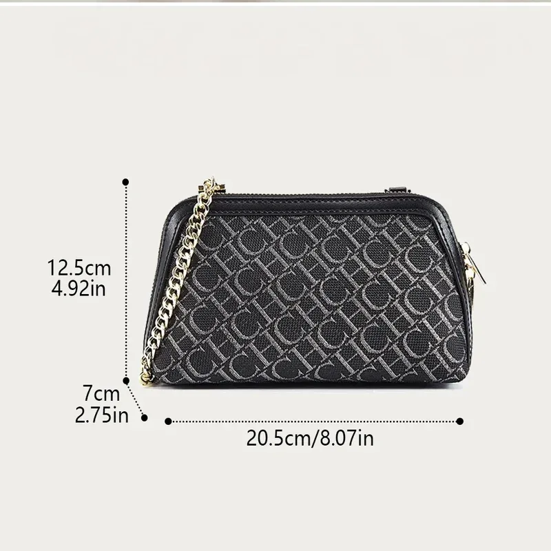 ch chaîne sac à bandoulière léger luxe chaîne daim mode rétro bandoulière concepteur nouveau classique sac à bandoulière