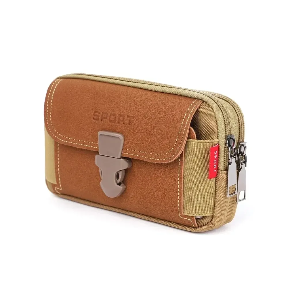 pochette de ceinture unisexe pour téléphone portable pour hommes, étui de téléphone, sac de taille molle, petit sac à dos de ceinture tactique, porte-carte