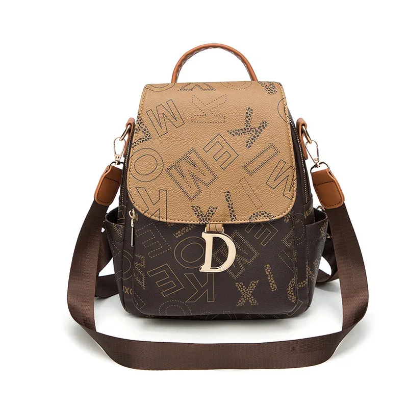 sac à dos en cuir vintage pour femmes, sac à bandoulière de haute qualité pour femmes, sac de voyage pour dames, sac d'école pour filles, mochilas.